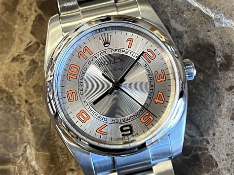 rolex concentric orange arabic numerals|rolex 114200 price.